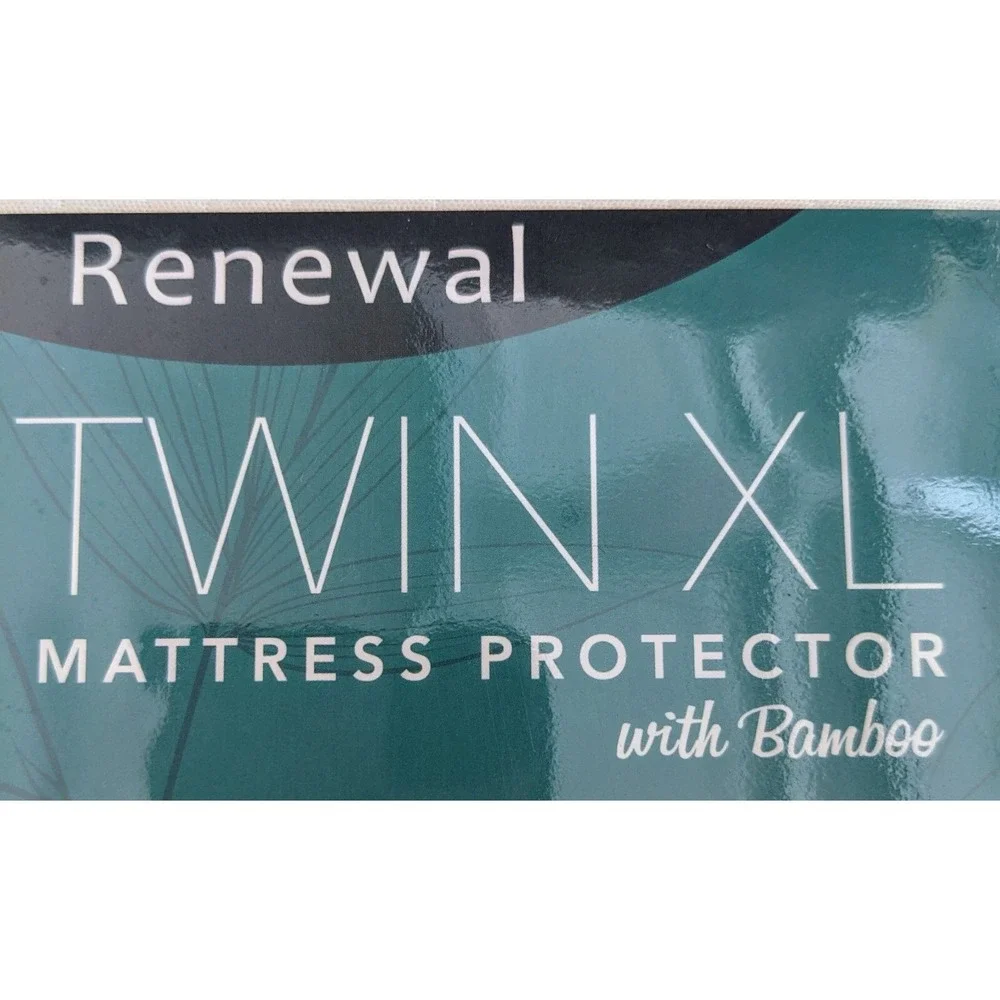 SafeRest Renewal Bamboo Mattress Pad Cover Hypoallergenic TWIN XL‎ Dorms NIP